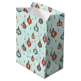 ミッドセンチュリー・アトミック・クリスマス ミディアムペーパーバッグ