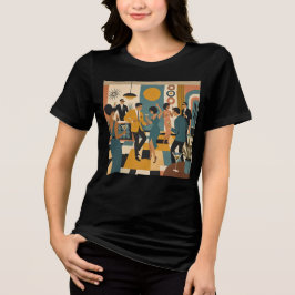 ミッドセンチュリー ヒップ マティーニ ダンスパーティー トライブレンドTシャツ