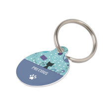 ミッドセンチュリー ブルー ハート キャッツ