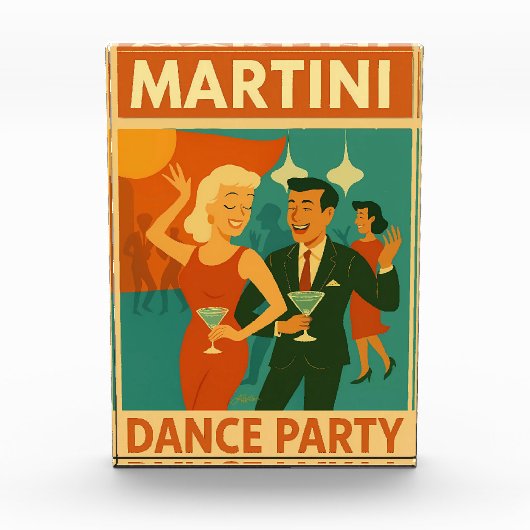 ミッドセンチュリー・マティーニ・ダンスパーティ フォトブロック (正面)