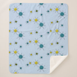 ミッドセンチュリー モダン アトミック シェルパブランケット