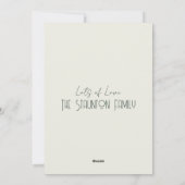 ミッドセンチュリー モダン クリスマス最高 シーズンカード (裏面)