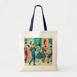 ミッドセンチュリー・モダン・パーティー ザ・マルティーニ・ダンス トートバッグ