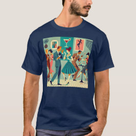 ミッドセンチュリー・モダン・パーティー ザ・マルティーニ・ダンス Tシャツ