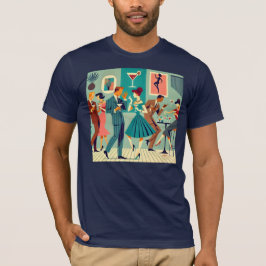 ミッドセンチュリー・モダン・パーティー ザ・マルティーニ・ダンス Tシャツ