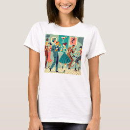 ミッドセンチュリー・モダン・パーティー ザ・マルティーニ・ダンス Tシャツ