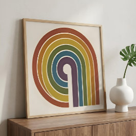 ミッドセンチュリー モダン プライド スクエア ポスター