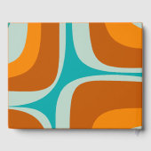 ミッドセンチュリー モダン レトロ グルーヴ モダニスト ゲストブック (裏面)