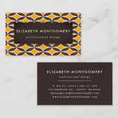 ミッドセンチュリー モダン 名刺 (正面/裏面)