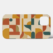 ミッドセンチュリー・モダン 幾何学模様  Case-Mate iPhoneケース (裏面 (横))