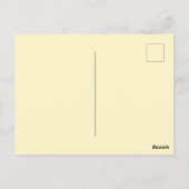 ミッドセンチュリー モダン 絵画, 様々な色 ポストカード (裏面)