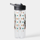 ミッドセンチュリー モダン 50年代 ブラック クール キャット ウォーターボトル (右面)