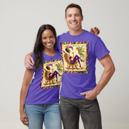 ミッドセンチュリー・レトロ60sマルディグラ・マルティーニ・ウーマン tシャツ