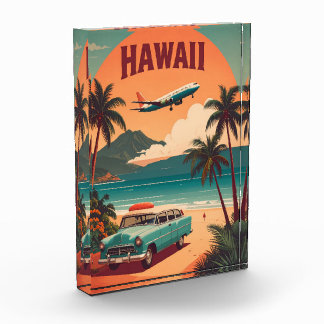 ミッドセンチュリー・レトロ 1950年代 ハワイ 旅行 観光 アート フォトブロック