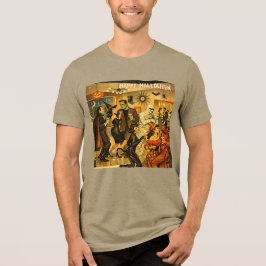 ミッドセンチュリー・レトロ 50年代 ハロウィン・マティーニ・パーティー トライブレンドＴシャツ