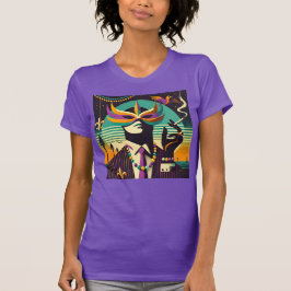 ミッドセンチュリー・レトロ 60年代 マルディグラ ザ・スモーキングマン Tシャツ