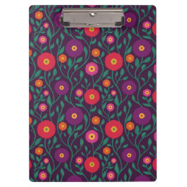 ミッドセンチュリー ヴィネ フラワー | ガーデン ガーランド プラム クリップボード