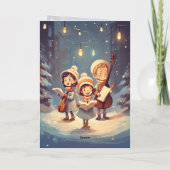 ミッドセンチュリー ヴィンテージ クリスマス カロラーズ レトロ (裏面)