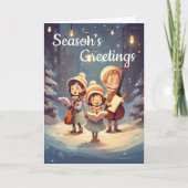 ミッドセンチュリー ヴィンテージ クリスマス カロラーズ レトロ (正面)