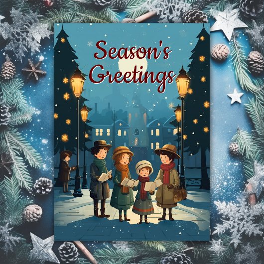 ミッドセンチュリー ヴィンテージ クリスマス カロラーズ レトロ