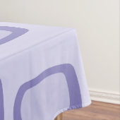 ミッドセンチュリーMCM丸い長方形ラベンダー テーブルクロス (インサイチュ)
