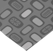 ミッドセンチュリーMCM丸長方形アッシュグレー ショートテーブルランナー (コーナー)