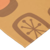 ミッドセンチュリーMCM丸長方形オークル テーブルクロス (アングル)