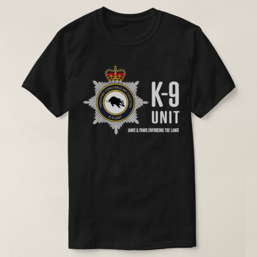ミッドソーマー戦士育成所K9ユニット Tシャツ (デザイン正面)
