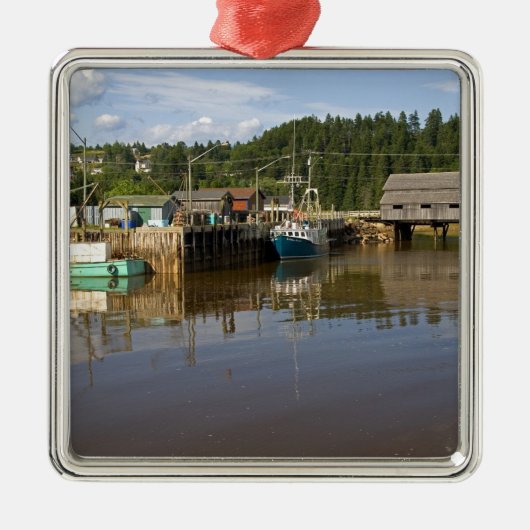 ミッドタイド,セントマーティンズのファンディ湾 メタルオーナメント (正面)