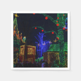 ミッドタウンのクリスマス スタンダードカクテルナプキン