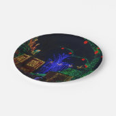 ミッドタウンのクリスマス ペーパープレート (アングル)