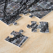 ミッドタウンイーストニューヨークシティNYCのクリスマスライト ジグソーパズル (側面)