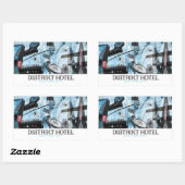 ミッドタウンウェストNYCステッカー 長方形シール (シート)