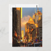 ミッドタウンサンセットニューヨークNYCフォトポストカード ポストカード (正面/裏面)