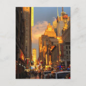 ミッドタウンサンセットニューヨークNYCフォトポストカード ポストカード (正面)