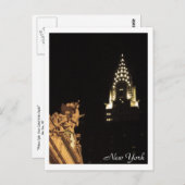 ミッドタウン観光:グランド・セントラル・アンド・ザ・クライスラー ポストカード (正面/裏面)