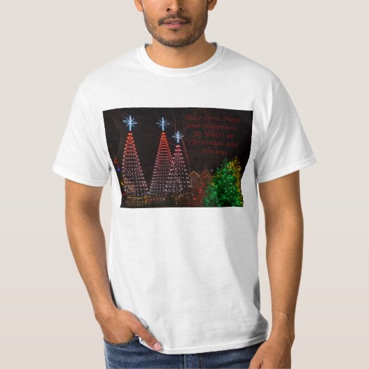 ミッドタウン・グリーティングの3つの木 Tシャツ (正面)