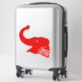 ミッドタークス2022レッドウェーブ シール (スーツケース)
