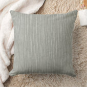 ミッドトーングレーストライプ装飾用クッション クッション (ブランケット)