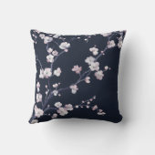 ミッドナイトさくらんぼブロッサムピロー クッション (裏面)