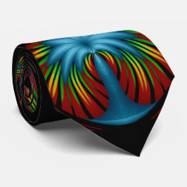 ミッドナイトアットザオアシモダンスパターンアート ネクタイ