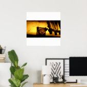 ミッドナイトアットパリ ポスター (ホームオフィス)