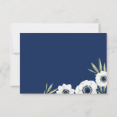 ミッドナイトアネモン |フローラ結婚ー ノートカード (裏面)