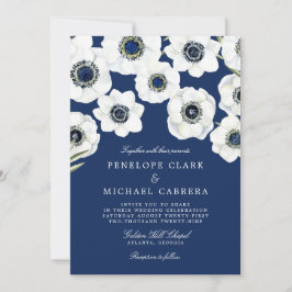 ミッドナイトアネモン |フローラ結婚ー 招待状