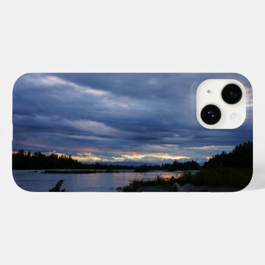 ミッドナイトアラスカサンセット Case-Mate iPhoneケース (裏面 (横))