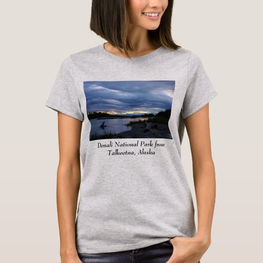 ミッドナイトアラスカサンセットTシャツ Tシャツ (正面)