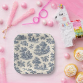 ミッドナイトインザメドウ – ブルートイル紙プレート ペーパープレート (パーティー)