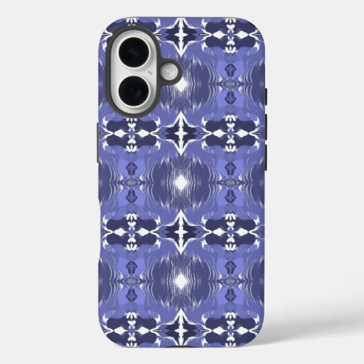 ミッドナイトインディゴカレイドスコープ Case-Mate iPhoneケース (裏面)