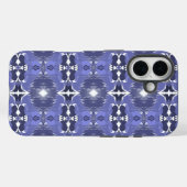 ミッドナイトインディゴカレイドスコープ Case-Mate iPhoneケース (裏面 (横))