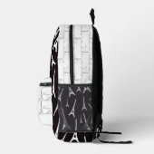 ミッドナイトインパリエッフェルタワー プリントバックパック (右)